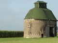 Round corn crib barn Royalty Free Stock Photo