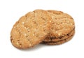 Round crispbreads Royalty Free Stock Photo