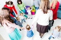 Round dance in the kindergarten