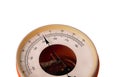 Round dial barometer instrument Royalty Free Stock Photo