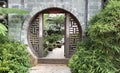 Round doors are commonly seen in Jiangnan ancient architecture