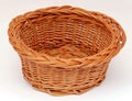 Round empty basket