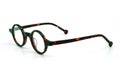 Round eyeglasses Black frame for businessman, Myopia nearsightedness, eyeglasses, Royalty Free Stock Photo