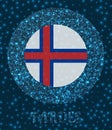 Round Faroes badge.