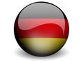 Round Flag of Germany