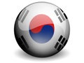 Round Flag of South Korea