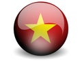 Round Flag of Viet Nam