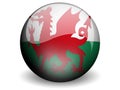 Round Flag of Wales