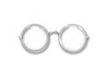 Round frame Glasses Icon Transparent Sunglasses accessory. Optics lens vintage trendy Glasses. Vector