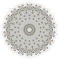 Round Geometric Ornament Royalty Free Stock Photo