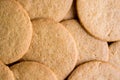 Round gingerbread cookies Royalty Free Stock Photo