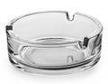 Round glass ashtray Royalty Free Stock Photo
