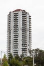 Round Glass Balconies on Condo Tower Royalty Free Stock Photo