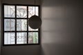 Round glass lamp in the house,Circle shaped lampshades.