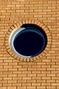 Round glass window Royalty Free Stock Photo