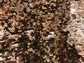 Round glitter gold sequin Royalty Free Stock Photo