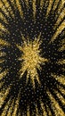 Round gold glitter luxury sparkling confetti. Scat Royalty Free Stock Photo