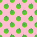 CANTALOUPE PATTERN ON PINK