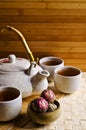 Round green tea Royalty Free Stock Photo