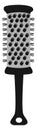 Round hair brush, illustration, vector Royalty Free Stock Photo