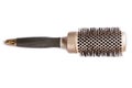 Round hairbrush with bristle.