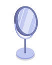 Round hand mirror concept