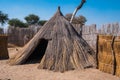 Round Hut of Mafwe Tribe in Namibia, Africa
