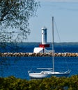 Round Island Passage Light Royalty Free Stock Photo