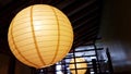 Round Lantern Light in restaurant