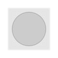 Round light switch technology illustration icon equipment vector icon. Interior power energy plastic