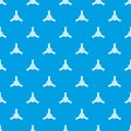 Round mechanic detail pattern seamless blue