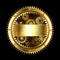 Round Mechanical banner