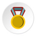 Round medal icon circle