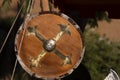 Round medieval shield