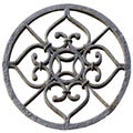 Round metal ornament