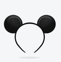 Round mouse ears mask