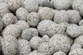 Round natural granite pebbles