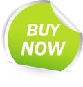 Buy now vector sticker Royalty Free Stock Photo