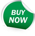 Buy now vector sticker Royalty Free Stock Photo