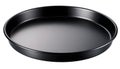 Round nonstick pizza pan baking tray kitchenware isolated Royalty Free Stock Photo