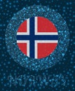 Round Norway badge.