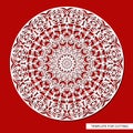 Decorative panel with a mandala. Royalty Free Stock Photo