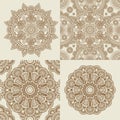 Round Ornament Patterns Royalty Free Stock Photo