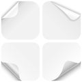 Round Paper Corner Folds Royalty Free Stock Photo