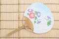 A round paper fan Royalty Free Stock Photo