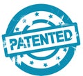 Round Patented Stamp Symbol