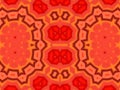 Round pattern. Architectural abstract fractal kaleidoscope background. Abstract fractal.Kaleidoscope pattern abstract background. Royalty Free Stock Photo