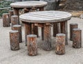 Round Picnic Tables at The Gathering Place