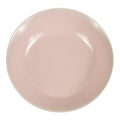 Round pink plate