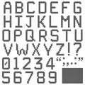 Round Pixel Font